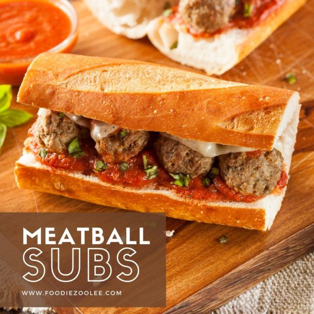 Meatball Sub recipe by Zully Hernandez of foodiezoolee.com