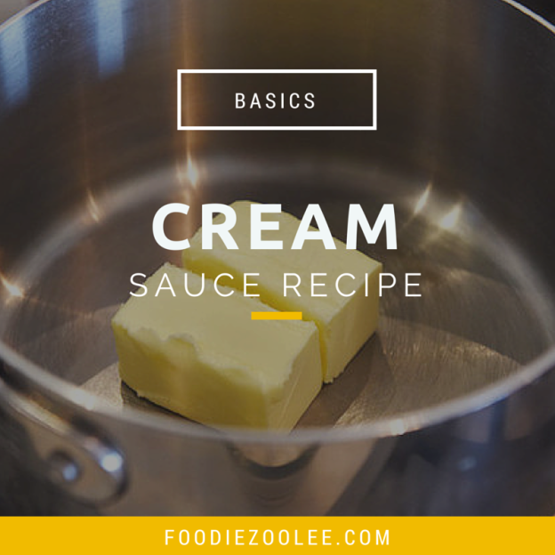 Cream sauce recipe by foodiezoolee.com