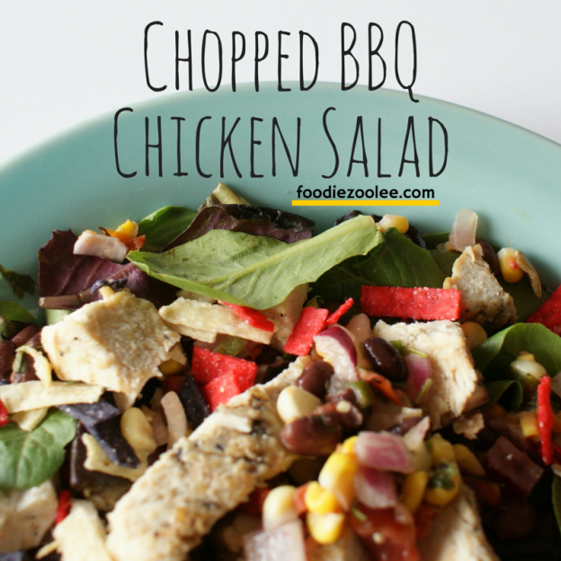 Chopped BBQ Chicken Salad by foodiezoolee
