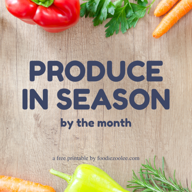 Produce in season by the month