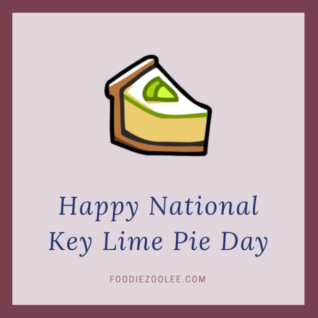 National Key Lime Pie Day is September 26th