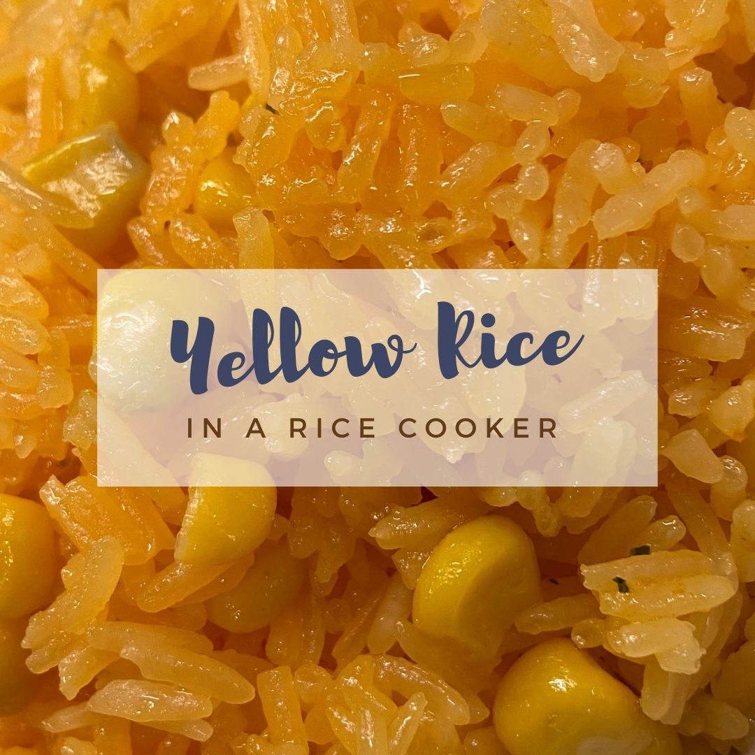 MAKING SPANISH YELLOW RICE IN A RICE COOKER!!! 