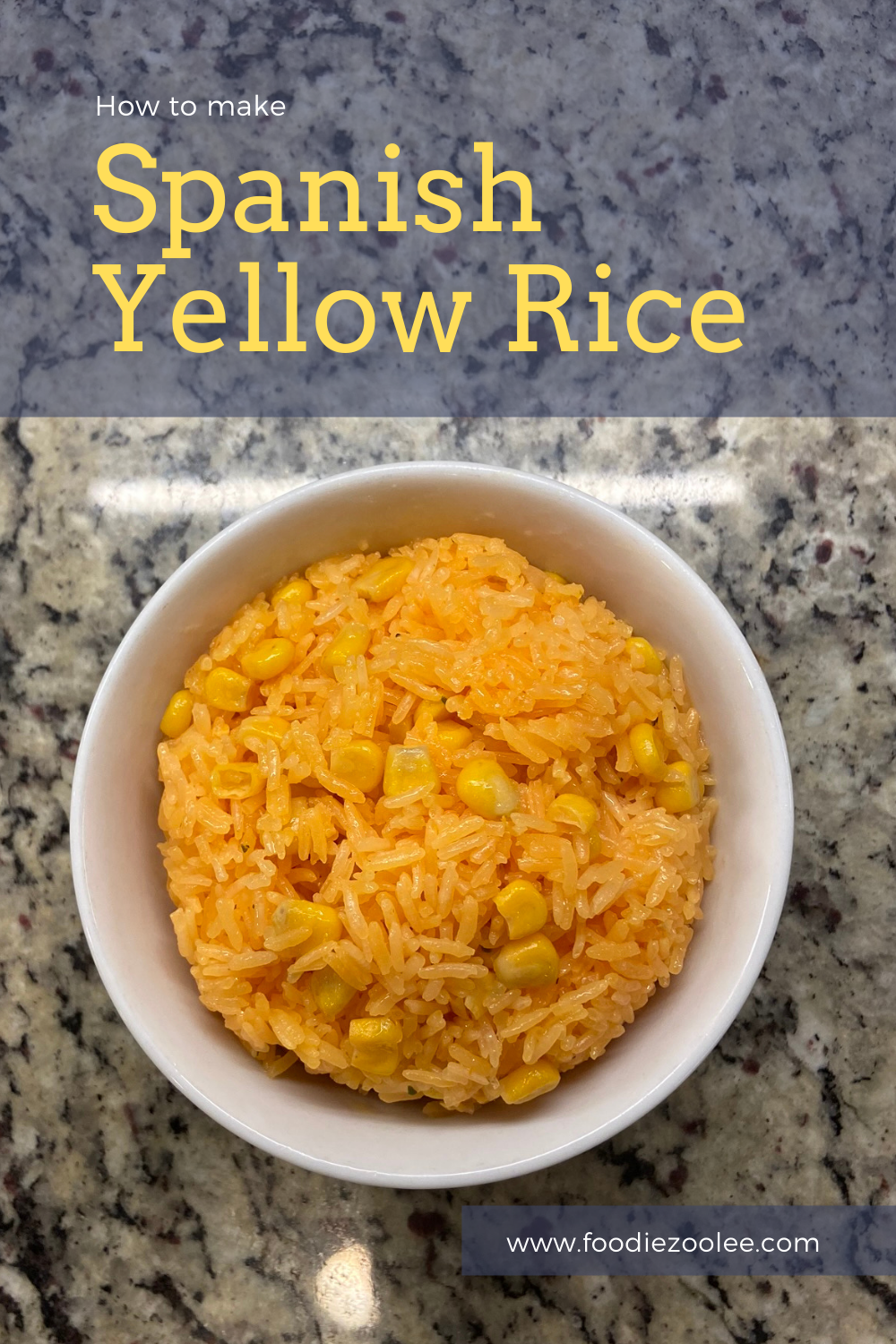 How to Make Spanish Yellow Rice in a Rice Cooker | FoodieZoolee